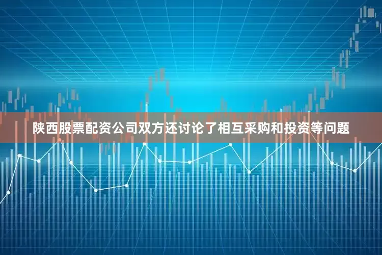 陕西股票配资公司双方还讨论了相互采购和投资等问题
