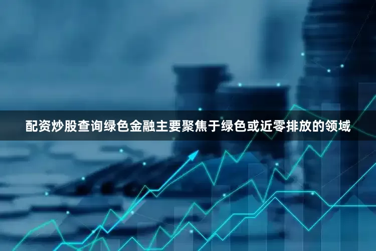 配资炒股查询绿色金融主要聚焦于绿色或近零排放的领域