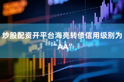 炒股配资开平台海亮转债信用级别为“AA”